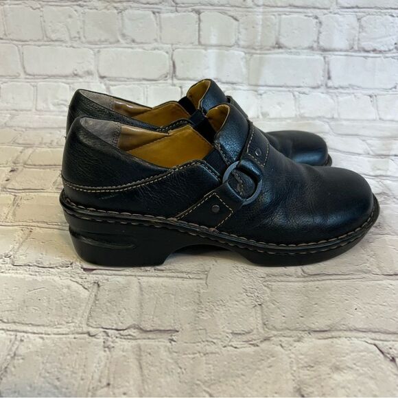 Cabela’s Black Leather Clogs size 8.5 - Picture 3 of 7